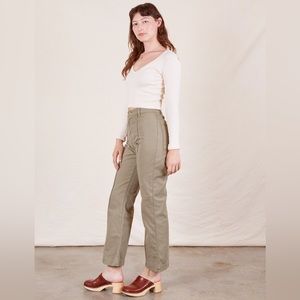 Western Pant Khaki Grey - big Bud press